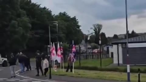 Coleraine. A 4th night of disturbances in the north begins.