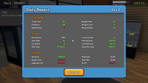Card Shop Simulator Prologue Day 2