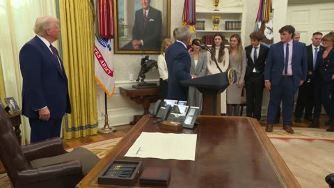 President Trump Participates in Swearing in Ceremony for the Secretary of Health and Human Services