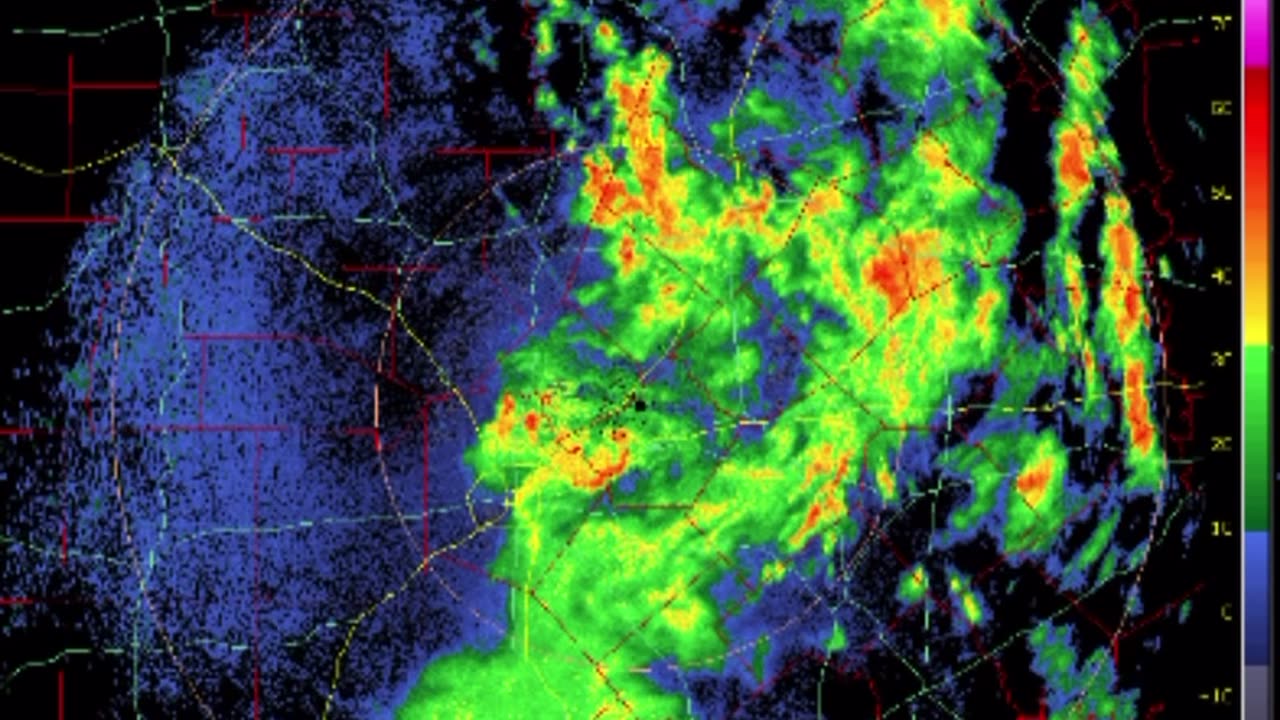 Texas Radar Weather Massacre 7/4-5/25 - Rotational Vortex