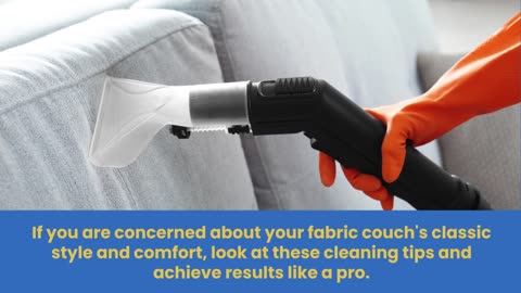 Tips To Clean A Fabric Couch