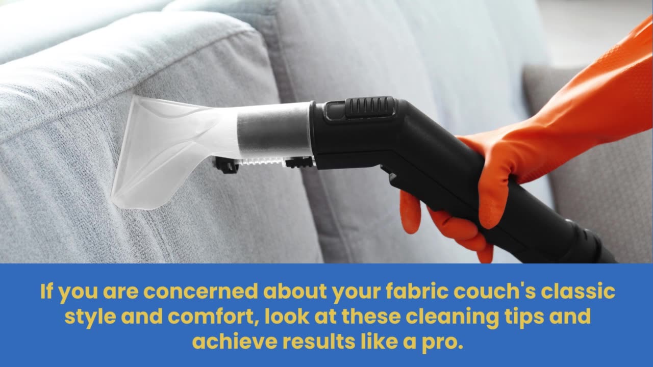 Tips To Clean A Fabric Couch