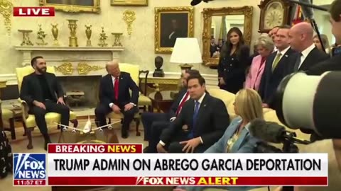 Full President Trump oval office meeting with El Salvador president