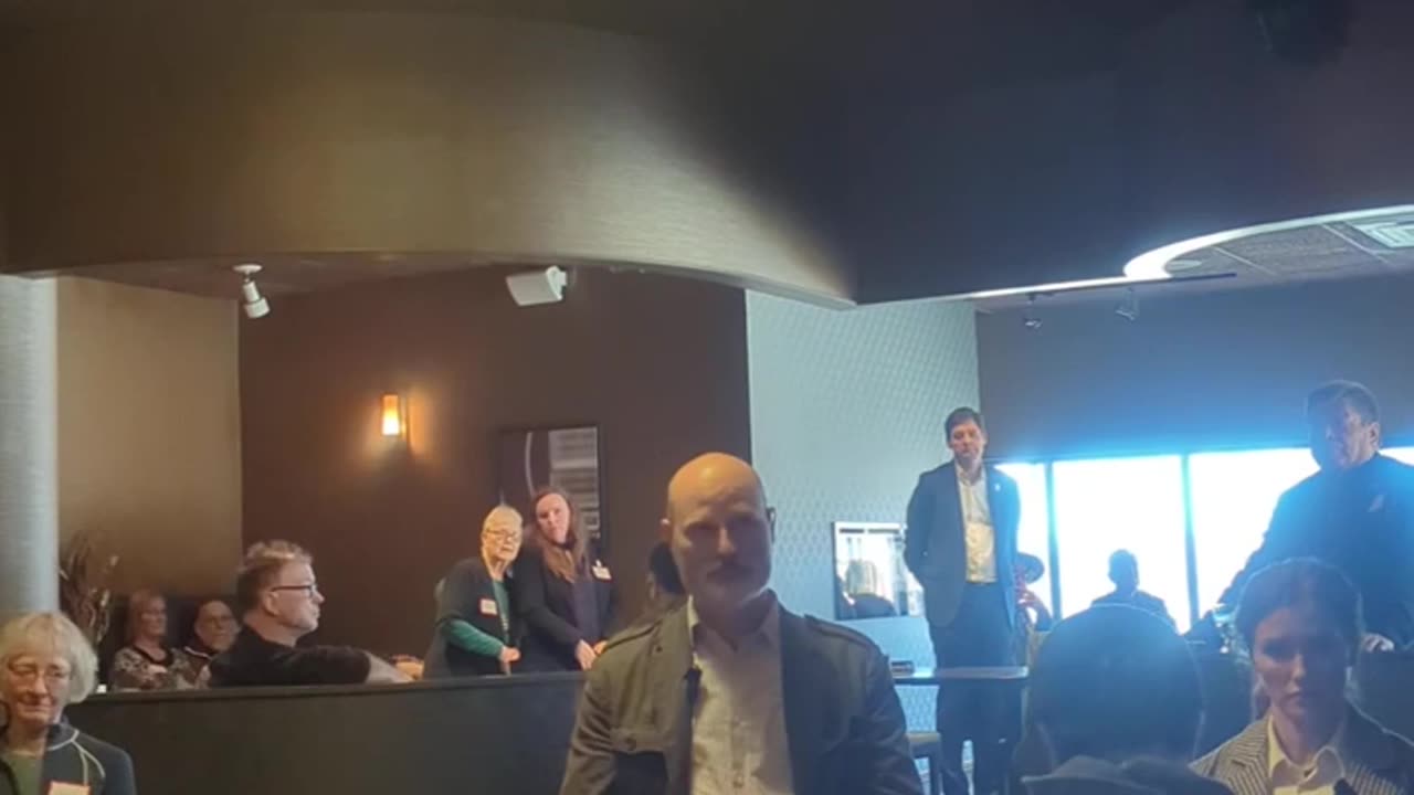 Premiere Eby Event Disrupted by Pro-Palestine Protestors