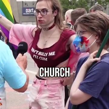 LGBTQ activists protesting Christian coffee shop