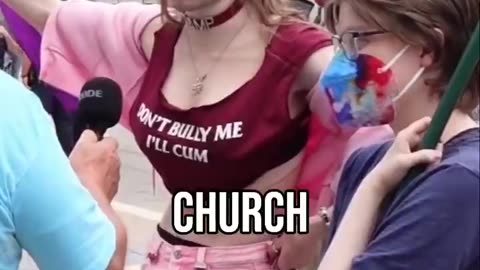 LGBTQ activists protesting Christian coffee shop
