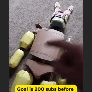 Making A IRL Spring Bonnie From Scratch! pt:6 #shorts #fnaf #viralvideo