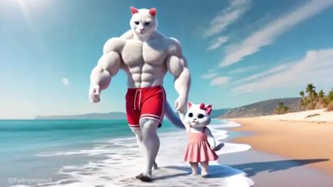 😼😱The betrayal of the cat father and the revenge plan of the kitten💪🏻💥 #ai #story #catshorts#aicat