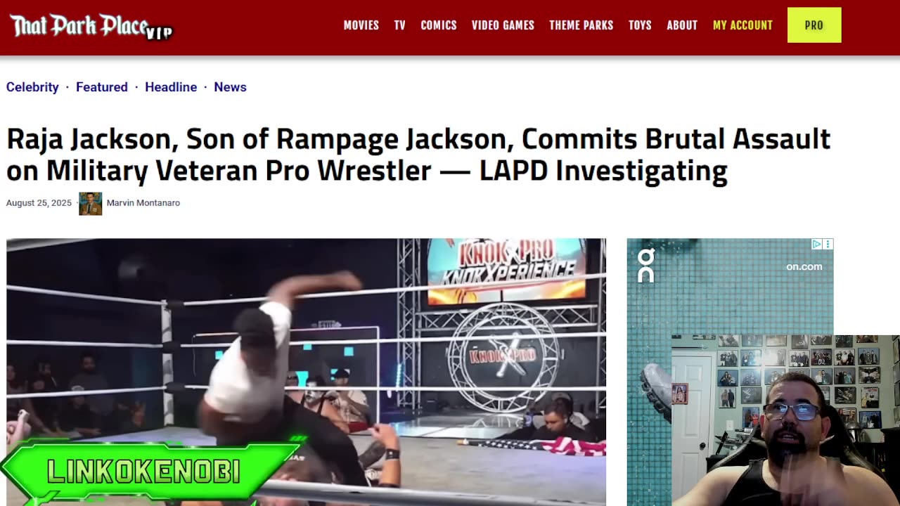 Son Of Rampage Jackson Brutally Assaulted Wrestler