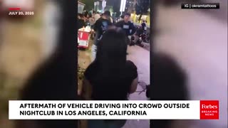 RAW VIDEO: Camera Captures Moment When Driver Who Plowed Into L.A. Crowd Is Pulled From Car & Beaten