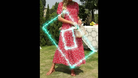 ZESICA Women's 2025 Summer Boho Spaghetti Neck Solid Color Ruffle A Line Beach Long Maxi Dress
