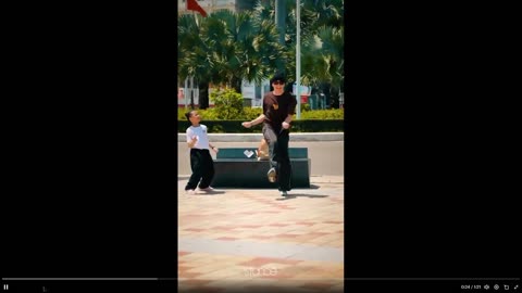 Quick Smile: You can always instantly see talent. This kid oozes it, such moves