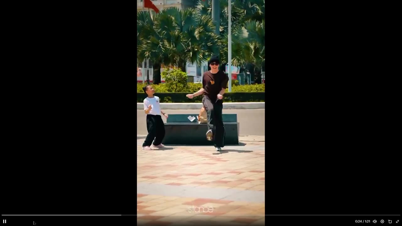Quick Smile: You can always instantly see talent. This kid oozes it, such moves