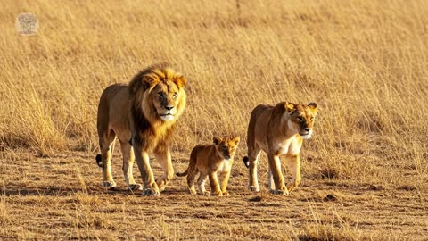 The lion looked into the sewer every day, when he turned it over everyone was shocked.