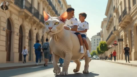 What Happens If You Train a Cat Like a Soccer Star? | Cristiano Ronaldo's Pet Journey!