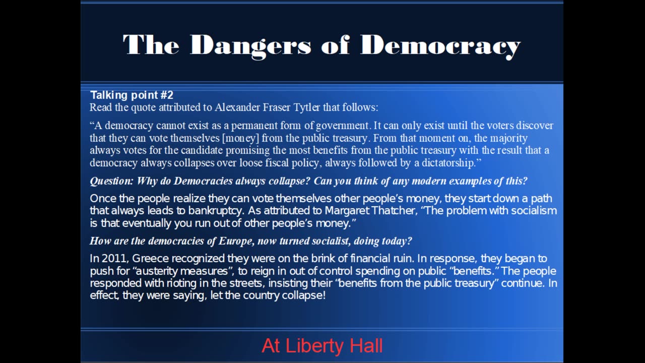 Introduction to the Constitution, Class 23, by the Grumpy Old Vet