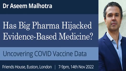 Dr. Aseem Malhotra Has Big Pharma Hijacked Medicine 2022