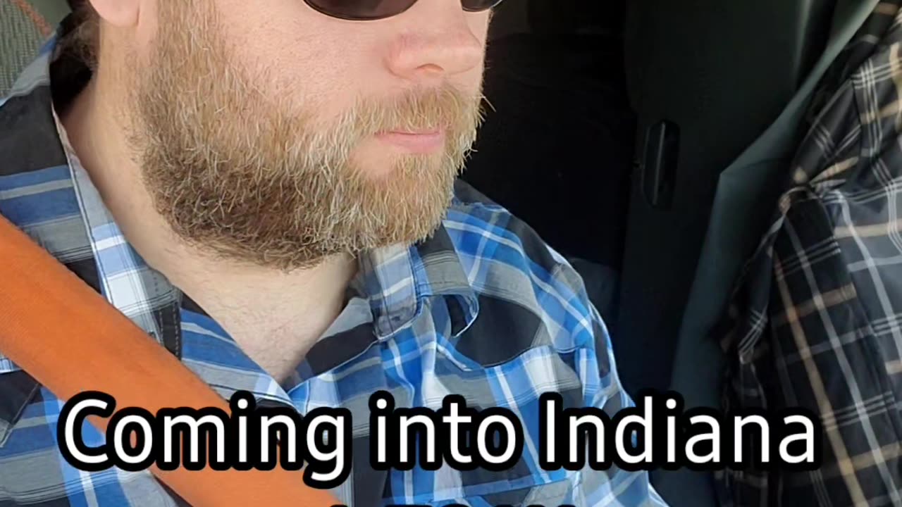 Coming into Indiana on I-70 West