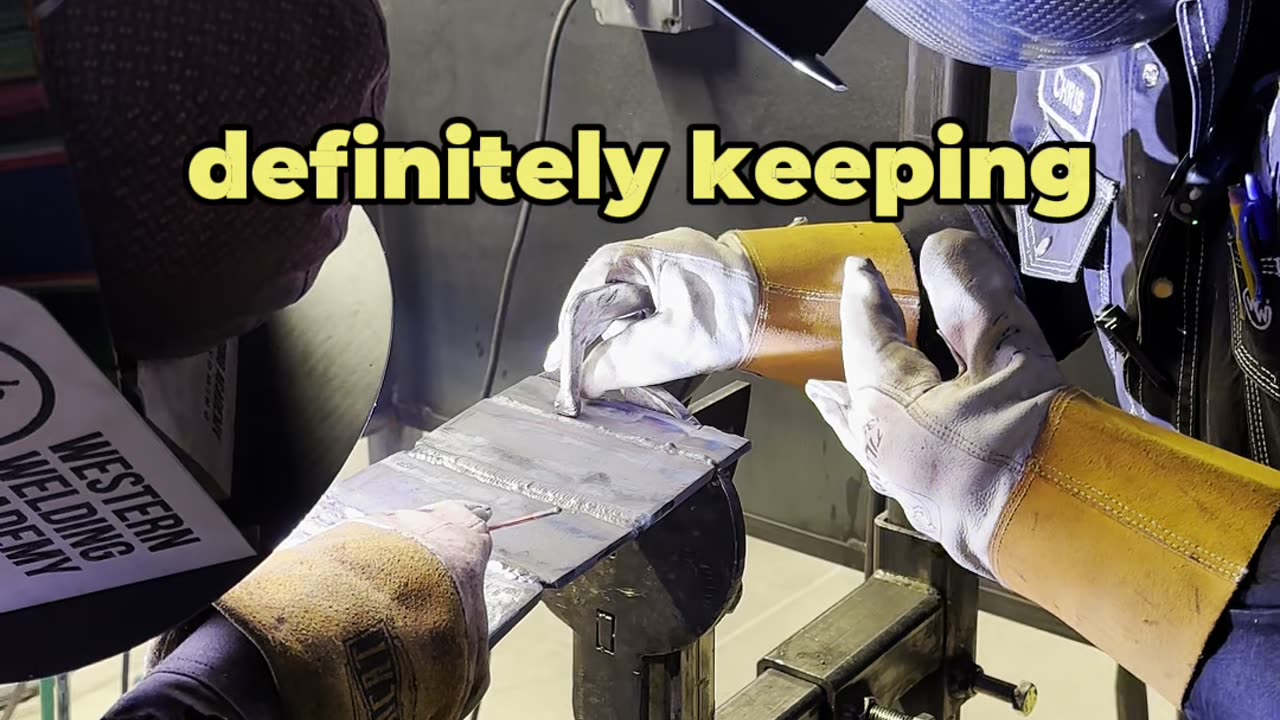 What advice do you have for TIG? 🤔👨🏻‍🏭👀