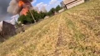 Right on Us!!! Drone Strike Footage from Ukrainian Position — It’s Brutal!