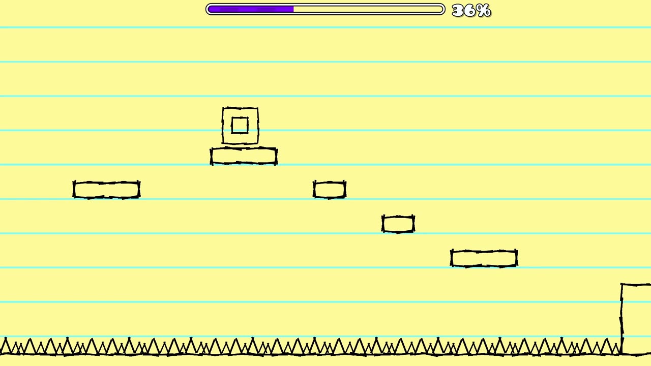 Paint on track (geometry Dash)