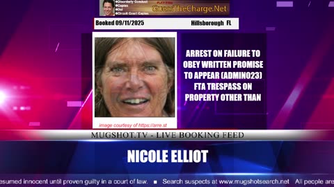 Mugshot TV - Live Arrest Booking Video Stream