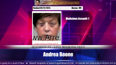 Mugshot TV - Live Arrest Booking Video Stream