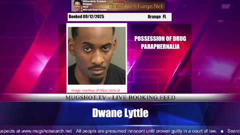 Mugshot TV - Live Arrest Booking Video Stream