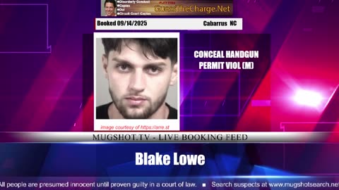 Mugshot TV - Live Arrest Booking Video Stream