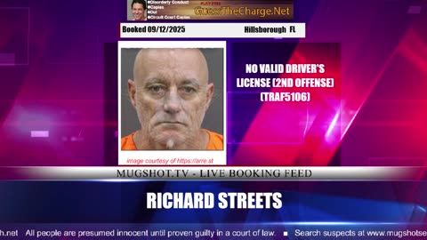 Mugshot TV - Live Arrest Booking Video Stream