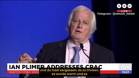 Der renommierte Geologe Prof. Ian Plimer zerlegt die Klimaagenda in weniger als zwei Minuten