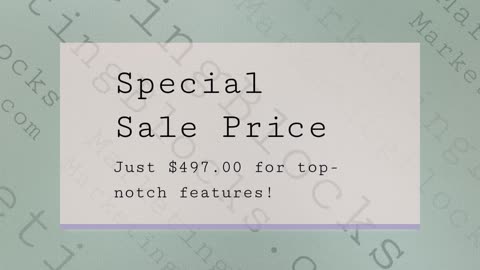 MarketingBlocks - Special BUNDLE Boosta