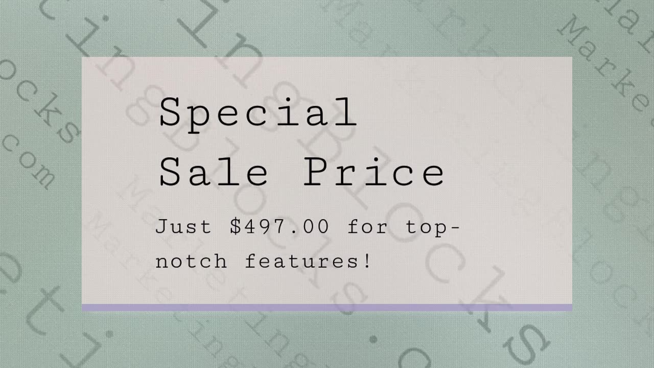 MarketingBlocks - Special BUNDLE Boosta