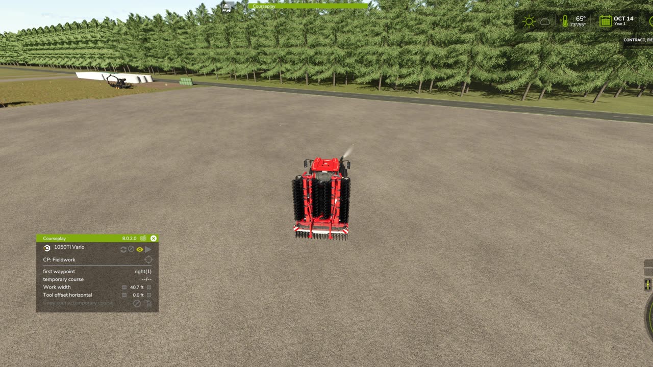 Hoeing a Field 3 Tractors