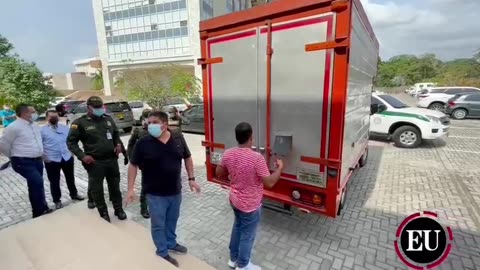 Llegan vacunas contra el COVID-19 a Cartagena