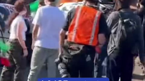 LA ICE Protests Turn Ugly as Driverless Cars are Destroyed