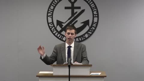 Proverbs 8 - Pastor Dillon Awes | Anchor Baptist Church
