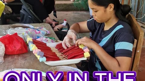 Only in the Philippines! 🇵🇭 Hotdog + Marshmallow on One Stick | Expat Reaction