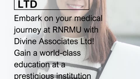 Kickstart Your Medical Journey at RNRMU with Divine Associates Ltd