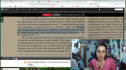 Tanna Devei Eliyahu-Midrash p 1 The lore of the school of Elijah