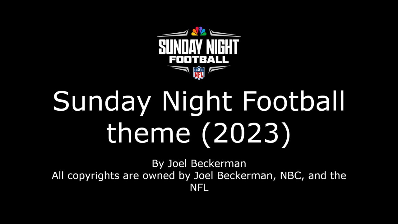 Sunday Night Football theme (2023)