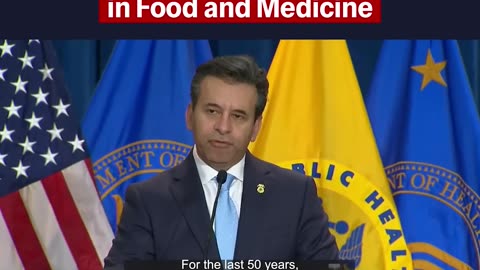 🚨BREAKING FDA announces action to remove artificial food dyes from food and medicine in America