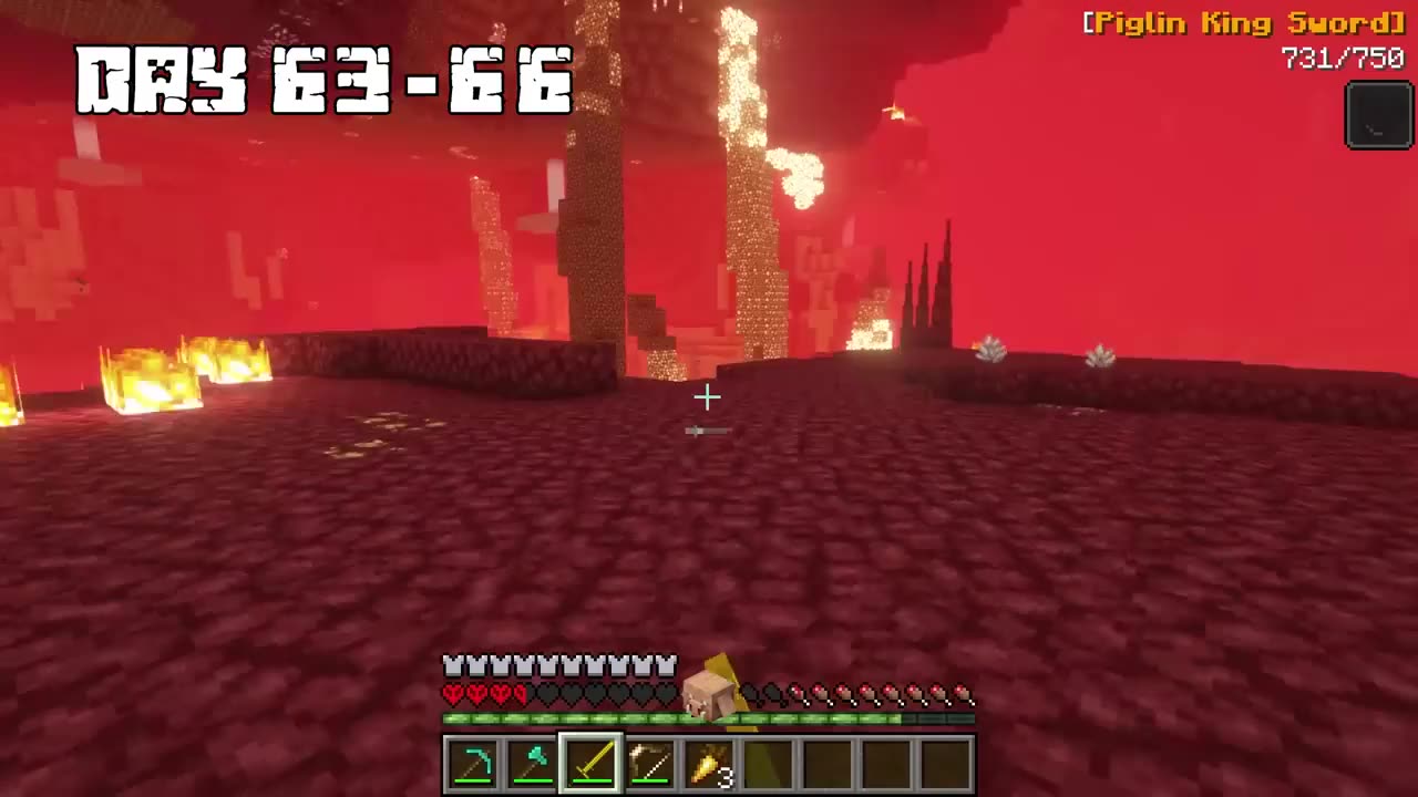 I Survived 100 DAYS as a PIGLIN in HARDCORE Minecraft!