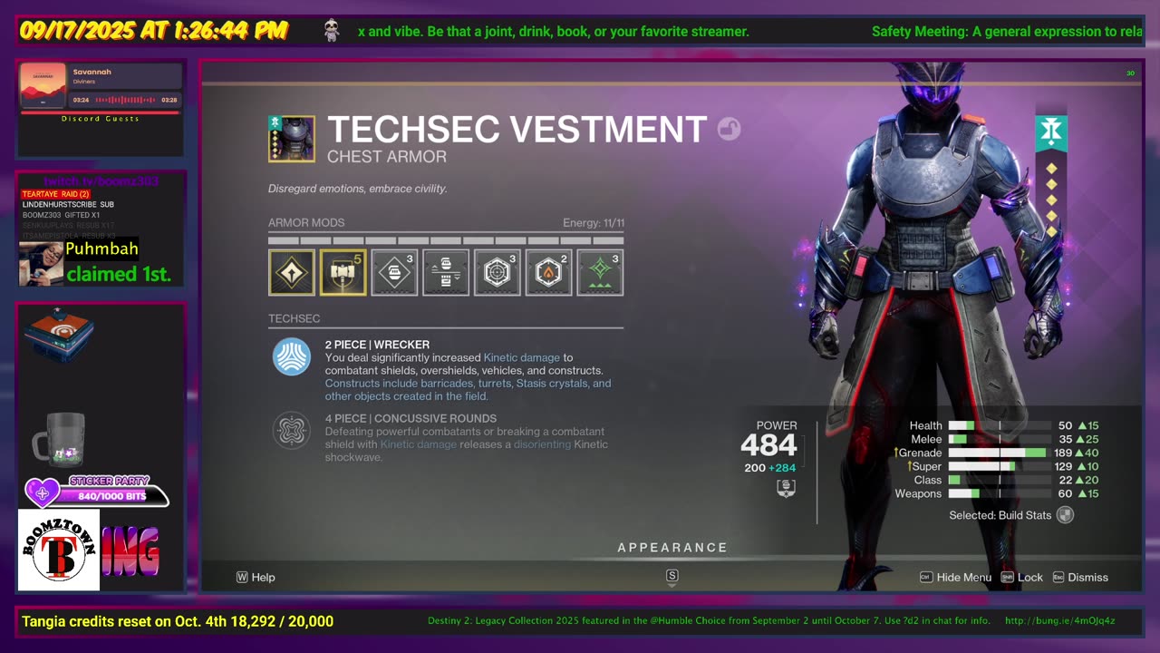 Destiny 2: 9/17/25 - WOOOT 480! How many more Power Levels today?