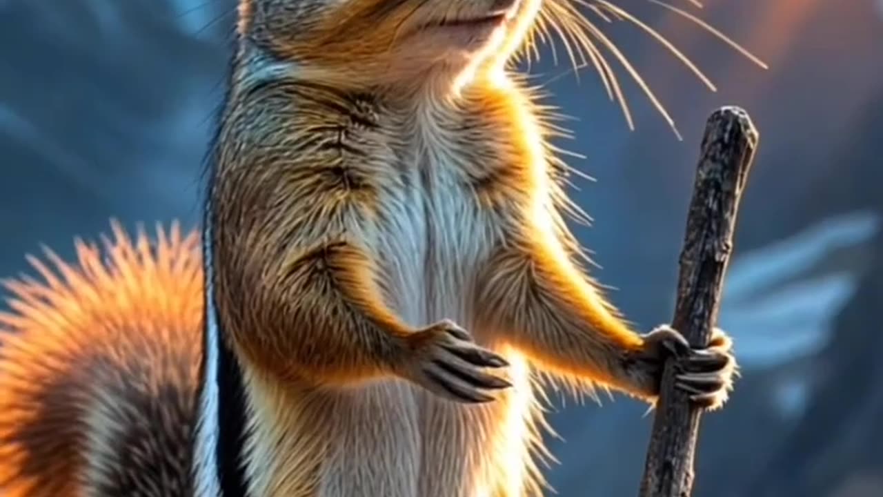 Brave Chipmunk Stands Up to a Massive Predator – An Unbelievable Showdown!