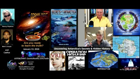 COSMIC SOUP 1/13/26 - Brad Olsen-Michael Salla Antarctica’s Secrets