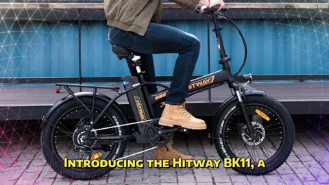 Hitway BK11 Folding Electric Bike 250W Motor 20"*3.0 Fat Tire 36V/12Ah Battery Electric Bike