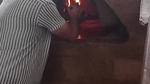 SalahDean builds an oven
