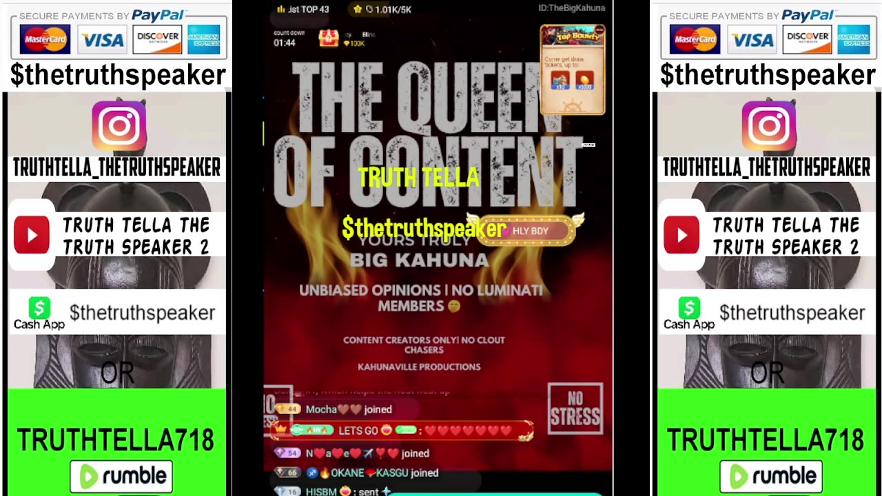 KAHUNA SAYS I NEVER HAD BEEF WITH TOMIKAY SHE INHERITED KLASICKKARMA BEEF