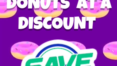 🍩 Donuts… at a discount? Yes, please!